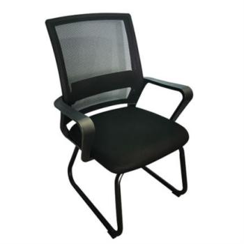 SILLA DE VISITAS CON DESCANSABRAZOS TELA / MALLA