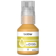 BOTELLA DE TINTA BROTHER BTD100Y