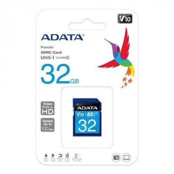 MEMORIA SD 32GB ADATA ASDH32GUICL 10-R CLASE 10
