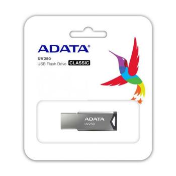 MEMORIA ADATA 16 GB USB 2.0 PLATA AUV250-16G-RBK