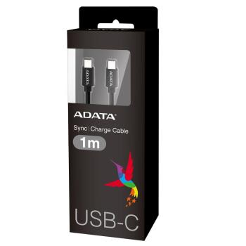 CABLE ADATA USB 3.2 MACHO TIPO C MACHO TIPO C  ACC3G1AL-100CM-CBK