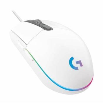 MOUSE GAMER LOGITECH G203 LIGHTSYNC RGB 8000DPI USB BLANCO