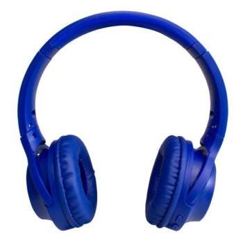 DIADEMA VORAGO HPB-200-BL BLUETOOTH/ FM/ MSD PLEGABLE AZUL