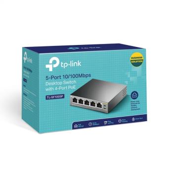 SWITCH ESCRITORIO TP LINK 5 PTOS. FAST-4POE-58W TL-SF1005P