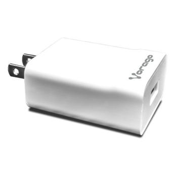 CARGADOR DE PARED VORAGO FAST 3.0A 1 USB BLANCO AU-302-WH