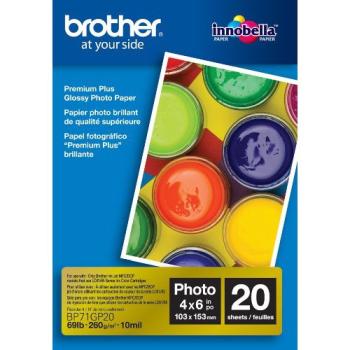 PAPEL FOTOGRAFICO BROTHER BP71GP20 BRILLANTE TAMAÑO FOTOGRAFICO 4 x 6