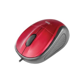 MOUSE EASY LINE OPTICO ALAMBRICO ROJO EL-993315