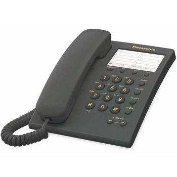 TELEFONO PANASONIC ALAMBRICO BASICO 13 MEMORIAS  NEGRO KX-TS550MEB