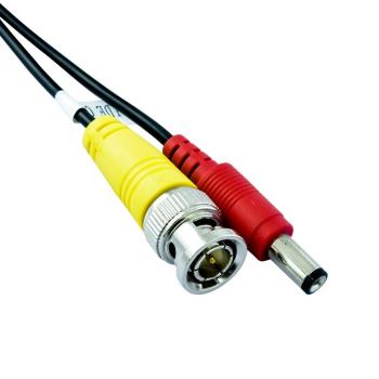 CABLE COAXIAL ARMADO CON CONECTOR BNC Y ALIMENTACIÓN, LONGITUD DE 20M, OPTIMIZADO PARA HD TURBOHD, HD-SDI, AHD