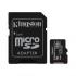 MEMORIA MICRO SD 128GB SDXC 100R A1 CL10 KINGSTON 128 GB SDCS2-128GB