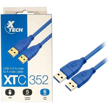CABLE XTECH USB 3.0 6ft XTC-352 1.8 mts