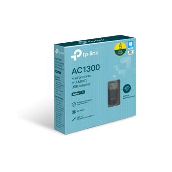 ADAPTADOR INALAMBRICO TP LINK USB 3.0 / MINI / AC1300 DUAL BAND ARCHER T3U