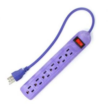 MULTICONTACTO 16 AWG DOMESTICO 6 ENTRADAS, MUL-6EG