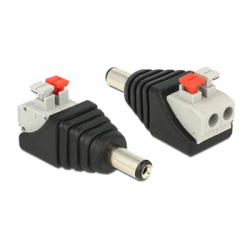 ADAPTADOR TIPO JACK 3.5MM MACHO C/TERM D/PRESION CCTV