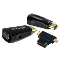 CONVERTIDOR VORAGO ADP-208 HDMI-VGA MICRO HDMI MINI HDMI
