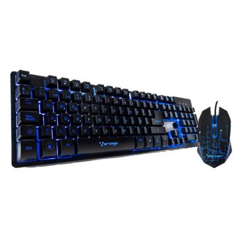 KIT VORAGO SART THE GAME KM-500 RETROILUMINADO USB