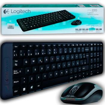 KIT DE TECLADO Y MOUSE LOGITECH MK220