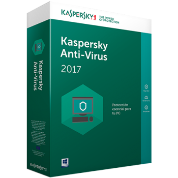 Antivirus Kaspersky 2017 1 us 1 año