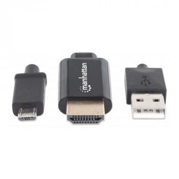 CABLE MHL MICRO USB A HDMI 151498 MANHATTAN