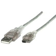 CABLE USB V.2.0 A-MINI B 1.8M 333412 MANHATTAN