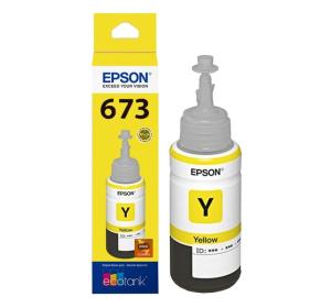 Botella Con Tinta Epson Color Amarillo T673420Y