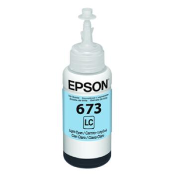 Botella Con Tinta Epson Color Cian Claro T673520CL