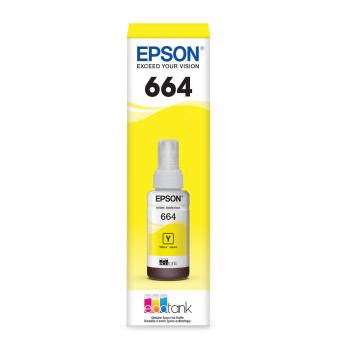 Botella Con Tinta Epson Color Amarillo T664220Y