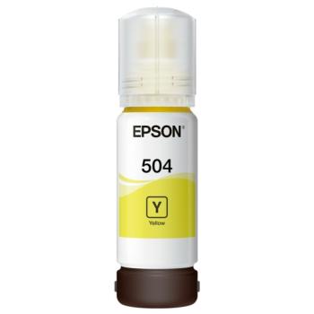 BOTELLA DE TINTA EPSON T504 AMARILLO L4150/L4160 70 ML