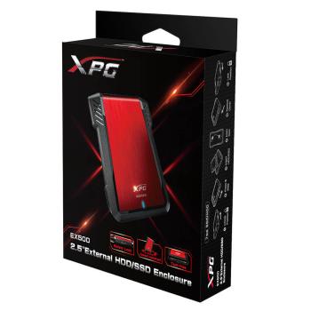 Gabinete 2.5" Adata XPG Rojo para HDD