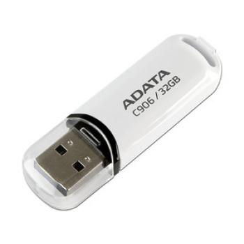 Memoria Flash Adata C906 16gb USB 2.0 Blanco  AC906-16G-RWH
